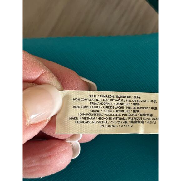 Kate Spade Newbury Lane Small Turquoise Leather Crossbody Bag - Picture 12 of 12